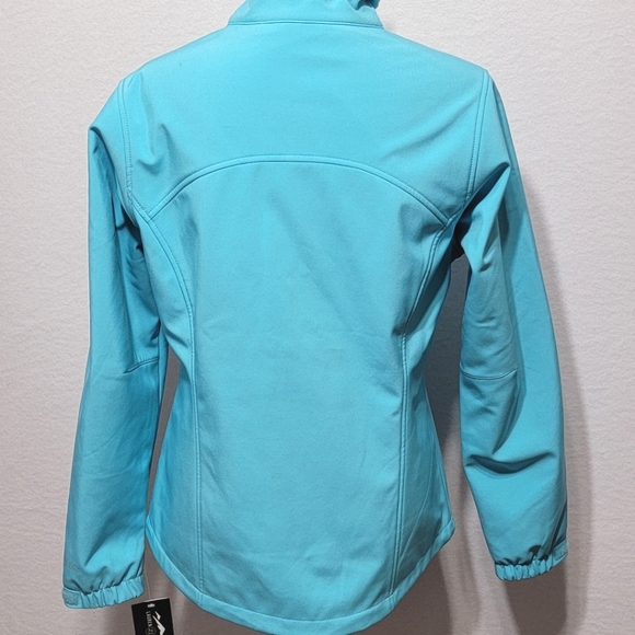 The Bradford Soft Shell Jacket in Glacier Blue by Lauren James Size L - Picture 5 of 15